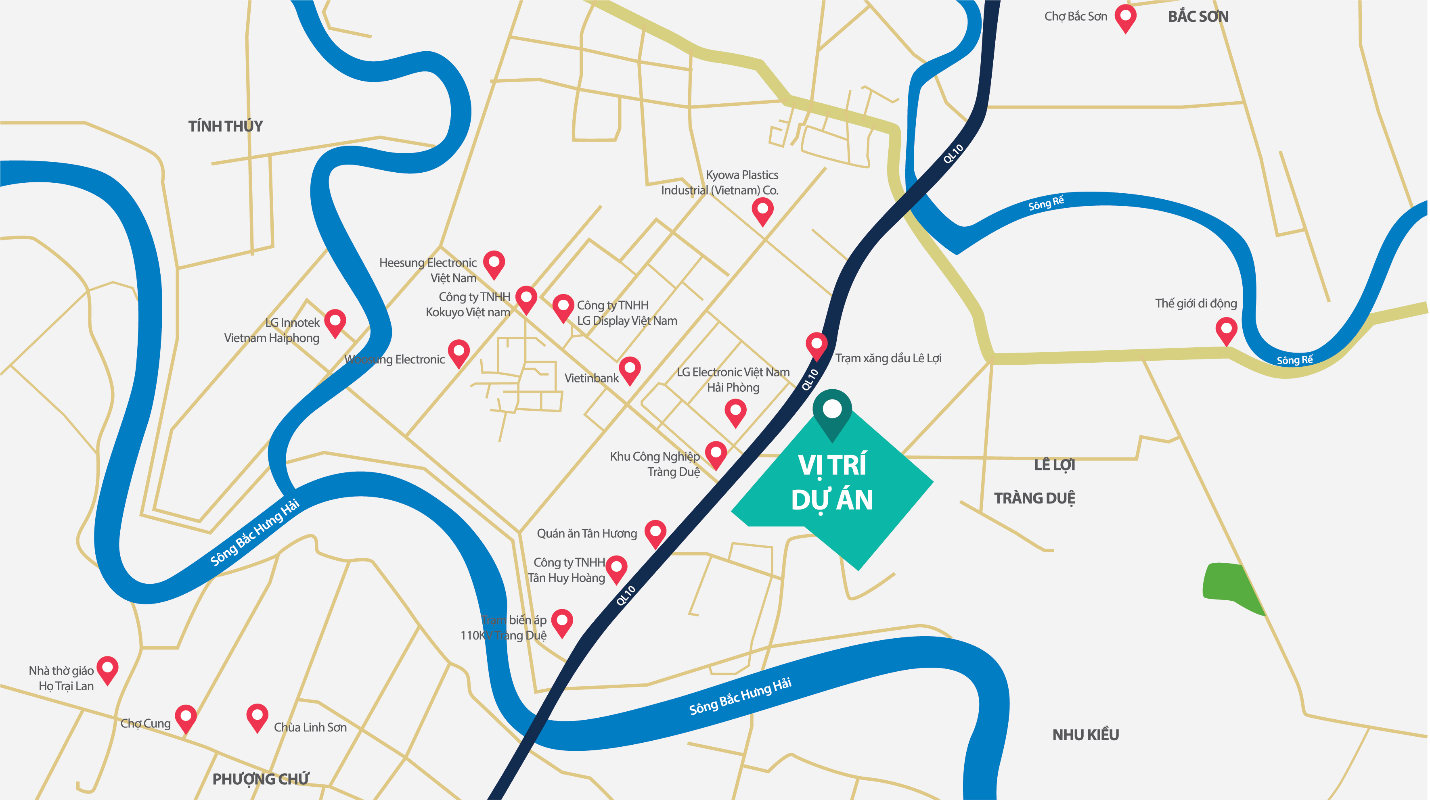 Vị trí chug cư dự án Seoul Eco Home Vị trí chug cư dự án Seoul Eco Home